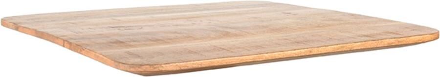 Guru's Mussidan Salontafel Wit hoogglans met Zwart hoogglans poten