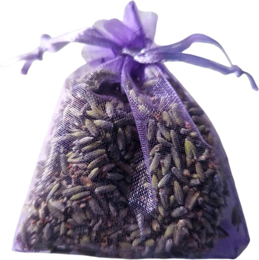 GUSTINIES 5x Biologische Lavendel Geurzakjes ± 9 gram 5 stuks Lavendel geurzakjes Zakjes lavendel Geurzakje Anti Motten Geurzakjes Kledingkast Geurzakjes Biologische Lavendel Natuurlijke Lavendel Biologisch Lavendel
