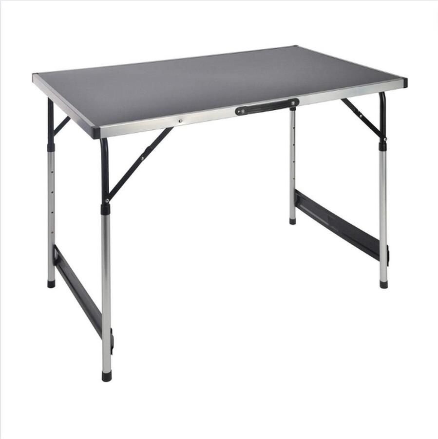 GUTEC Behangtafel Inklapbaar Inklapbare Tafel Anthraciet Vouwtafel Plooitafel Met Verstelbare Hoogte Aluminium Profiel Grijs