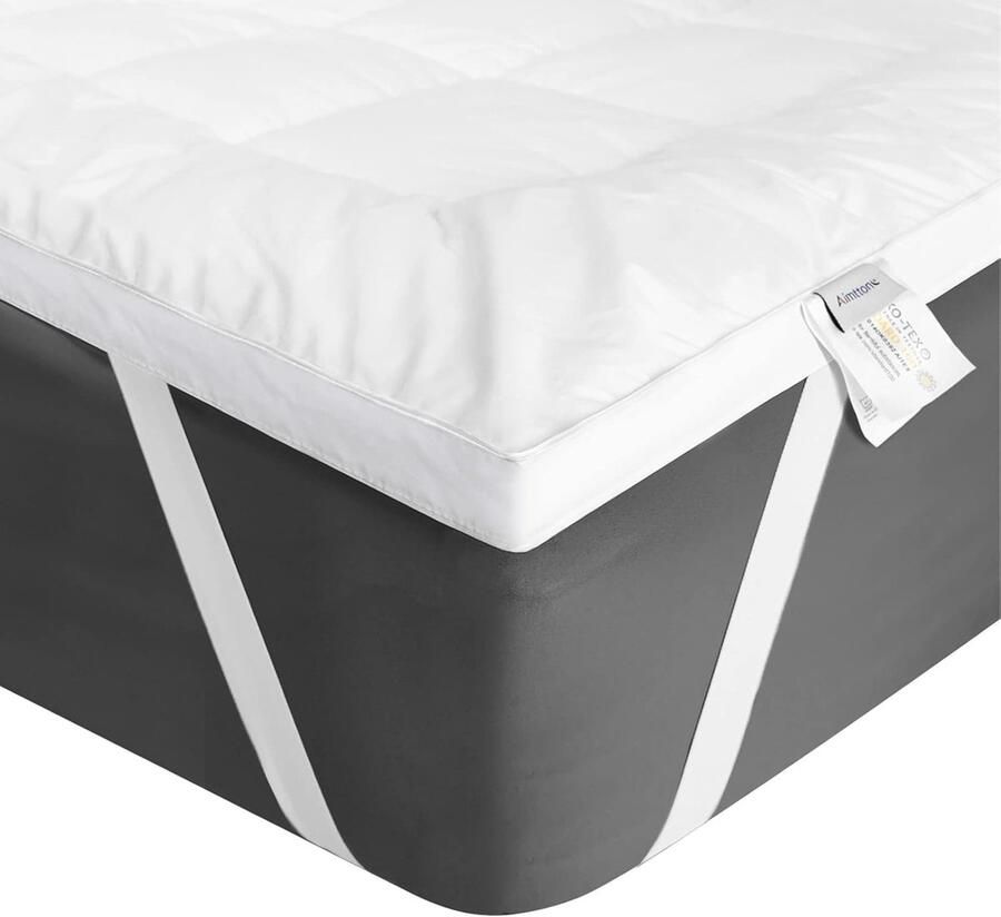 GUTEC Matrastopper 160x200 Superzachte en Comfortabele Topdekmatras Matrasbeschermer 160x200 Voor Allergieën