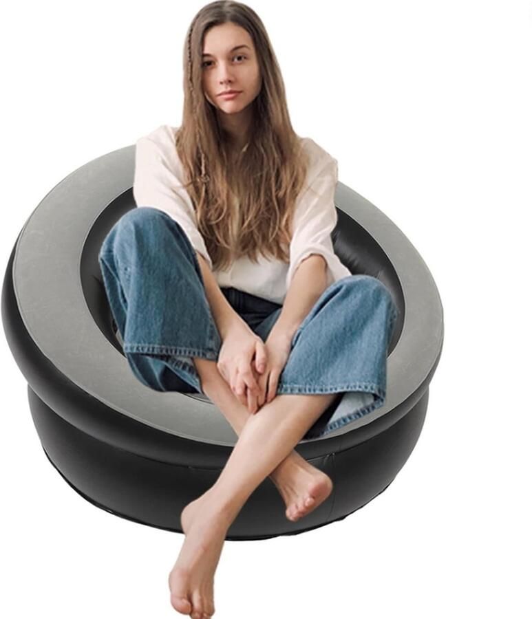 GUTEC Opblaasbare Bank Opblaasbare Stoel Zetel Ergonomisch Ontwerp Opblaasbare Sofa Snel Opblaasbaar Voor Camping
