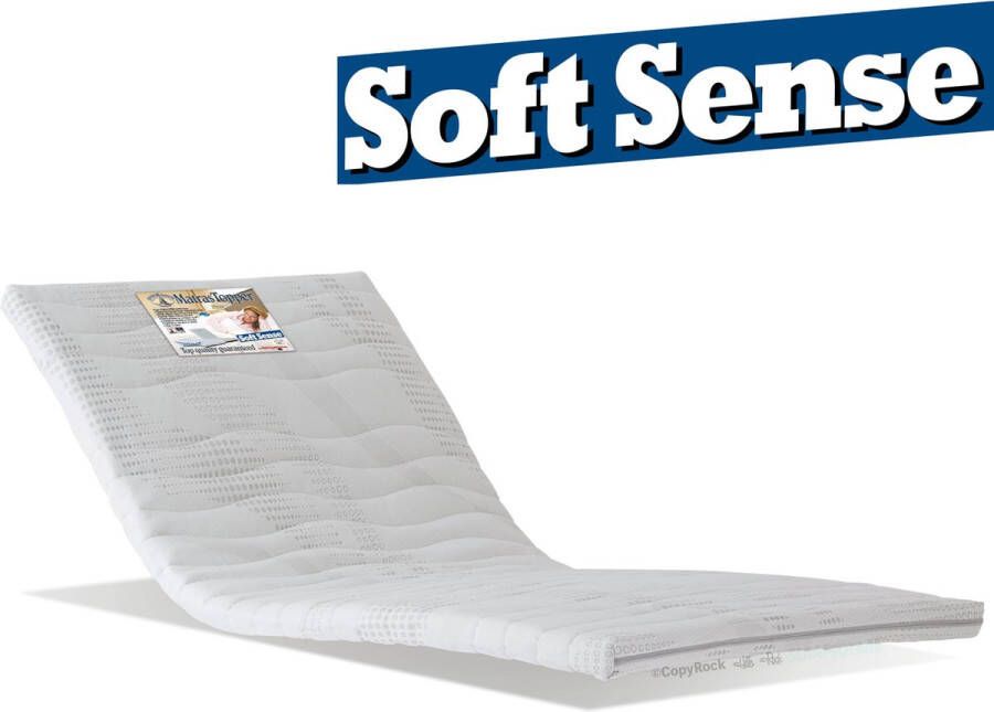 H&D Soft Sense Soft Sense Koudschuim Topper 6 5cm dik| CoolTouch Comfort-foam Topdek matras 80x200cm