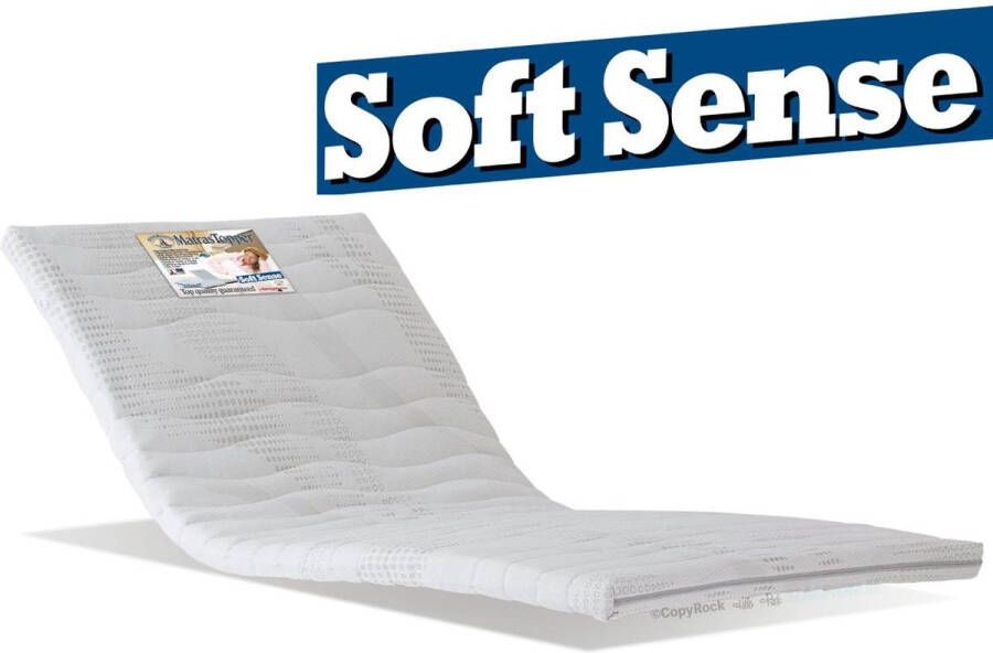 H&D Soft Sense Soft Sense Koudschuim Topper Caravantopper 6 5cm dik| CoolTouch Comfort-foam Topdek matras 120x190cm