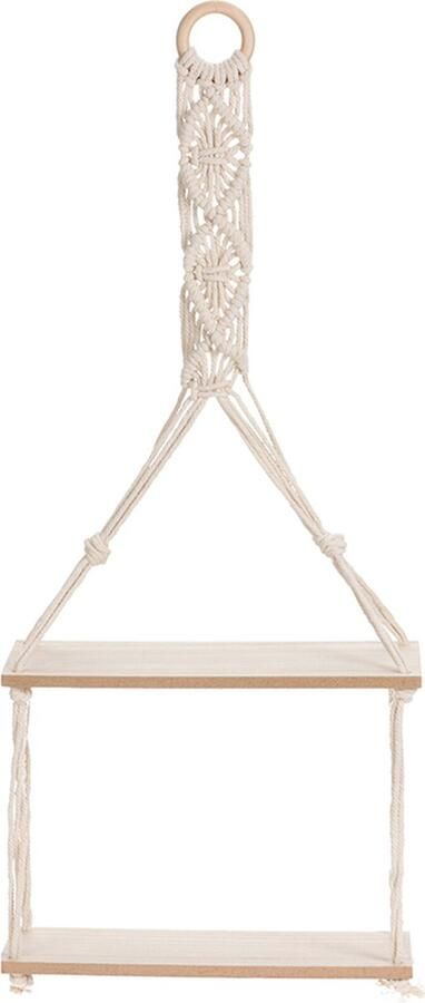 H&-S Collection H&S Collection Wandrek met touwdecoratie 30x10x66 cm - Foto 2