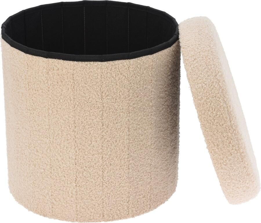 H&S Collections Home&Styling- kruk-opbergkruk-teddy-38 cm hoog