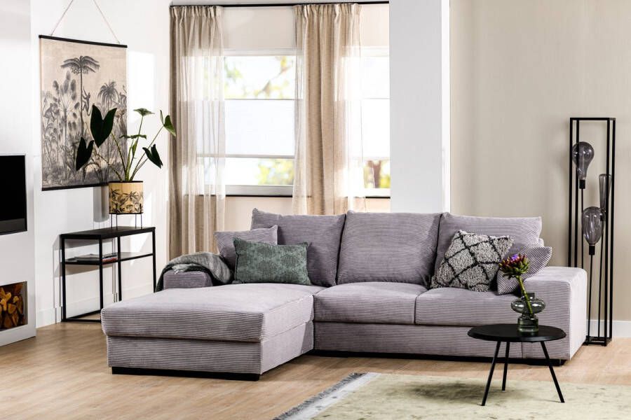 H2O Collection Hoyz Collection Bank Loire 3 Zitsbank Hoek Links 278x199x95 Grijs