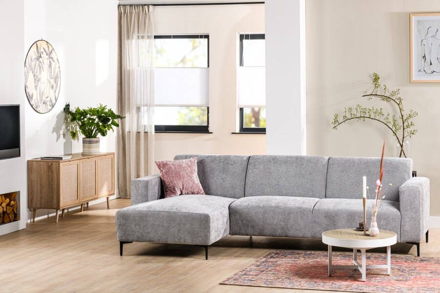 H2O Collection Hoyz Collection Bank Rhine 3 Zitsbank Hoek Links 276x148x83 Grijs