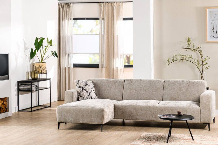 H2O Collection Hoyz Collection Bank Rhine 3 Zitsbank Hoek Links 276x148x83 Taupe