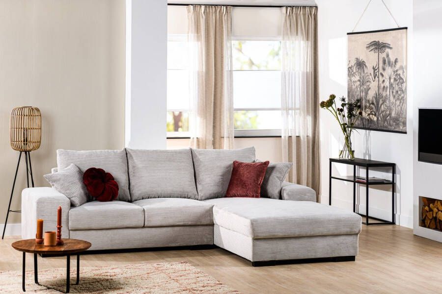 H2O Collection Hoyz Collection Bank Seine 3 Zitsbank Hoek Rechts 278x199x95 Beige