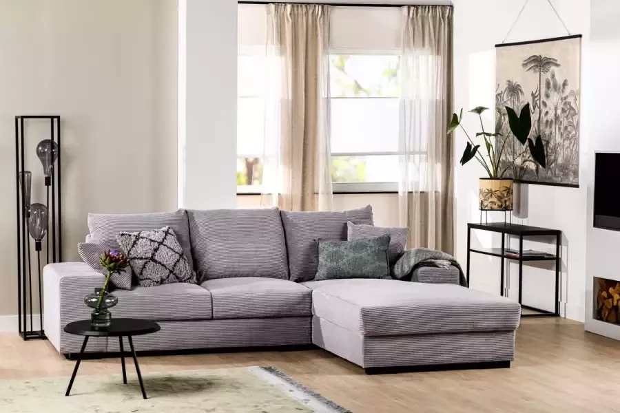 H2O Collection Hoyz Collection Bank Seine 3 Zitsbank Hoek Rechts 278x199x95 Grijs