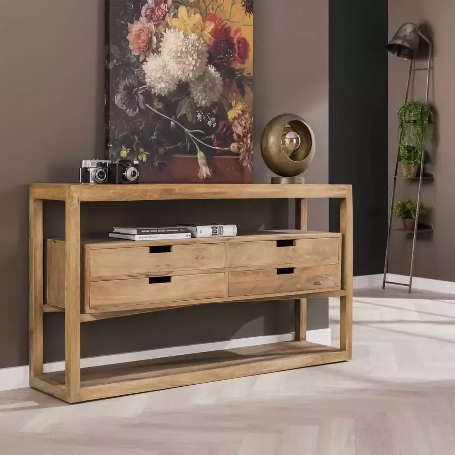 Hoyz Collection Hoyz Dressoir Sahara 140cm Bruin Mangohout - Foto 2