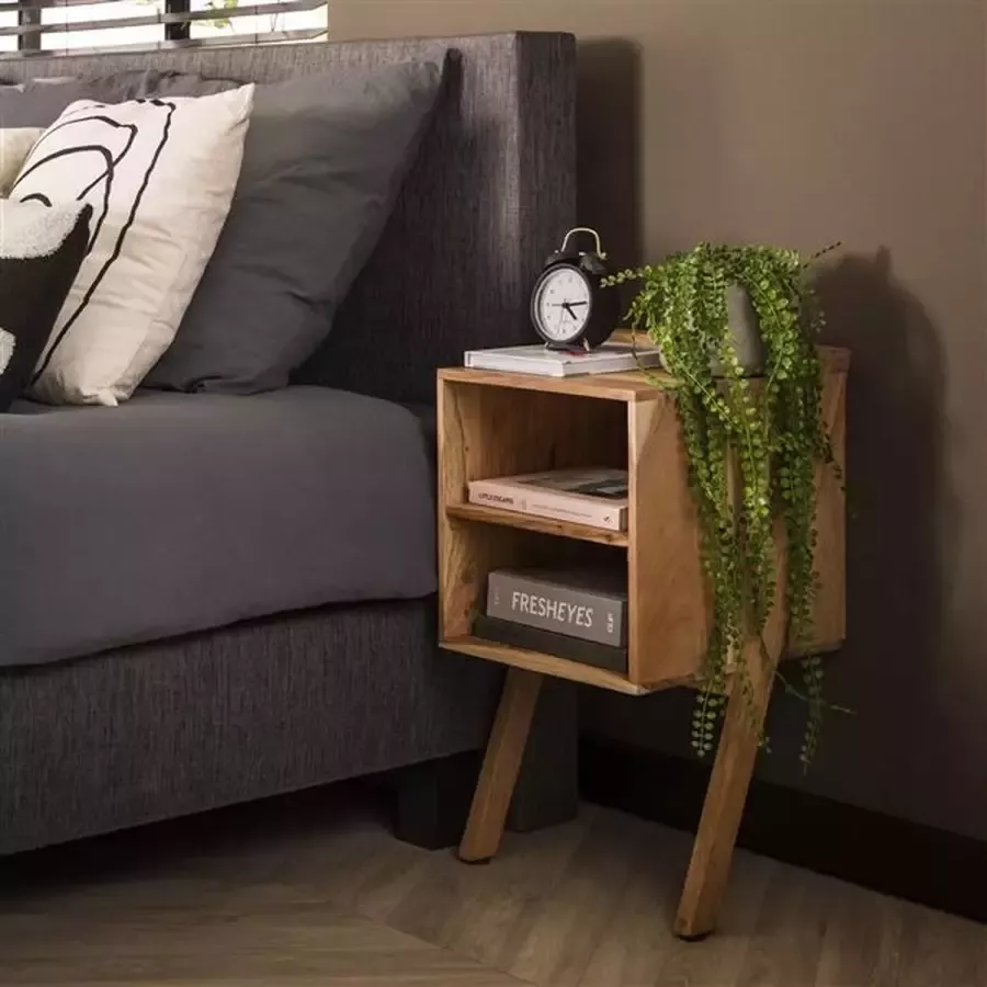 Hoyz Collection Hoyz Nachtkastje angle solid Massief acacia naturel - Foto 2