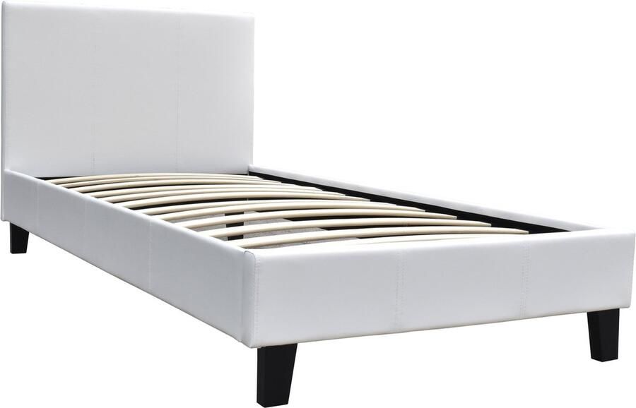 Habitat et Jardin Eenpersoonsbed frame bed Lina 90 x 190 cm Wit