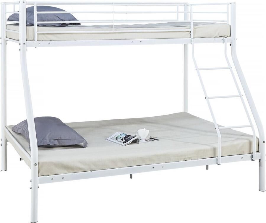 Habitat et Jardin Eenpersoonsbed hoogslaper met bureau Alora 90 x 190 cm Zwart