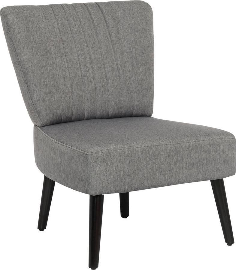 Habitat et Jardin Stoel fauteuil stof Zoé 1 zits Grijs