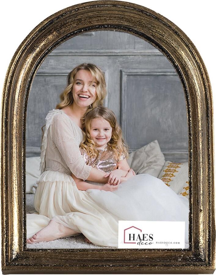 HAES deco Fotolijst 13x18 Dramatic Chic kleur Goudkleurig formaat 15x2x20 cm voor foto 13x18 cm