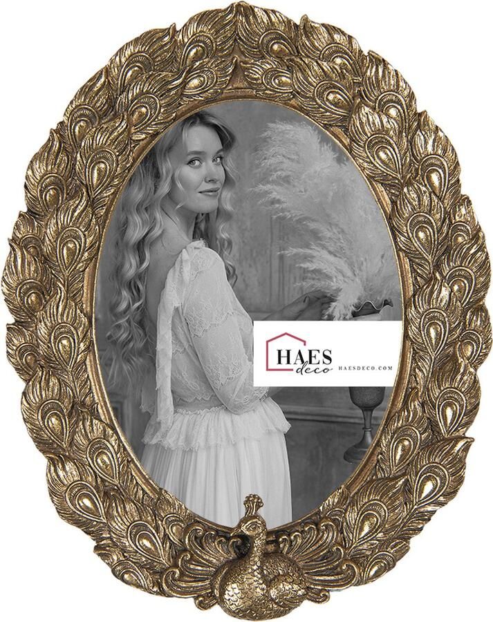 HAES deco Fotolijst 13x18 Dramatic Chic kleur Goudkleurig formaat 18x2x23 cm voor foto 13x18 cm