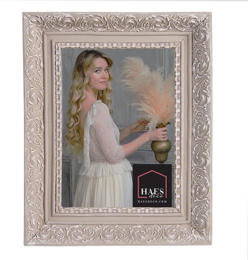 HAES deco Fotolijst 13x18 Farm Living kleur Grijs formaat 19x2x24 cm voor foto 13x18 cm