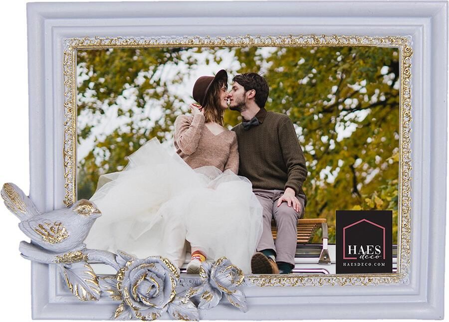 HAES deco Multi Fotolijst 13x18 Farm Living kleur Grijs formaat 23x3x17 cm voor foto 18x13 cm