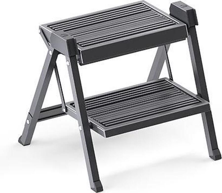 Hailo trapje 2 delig inklapbaar met ophangsysteem