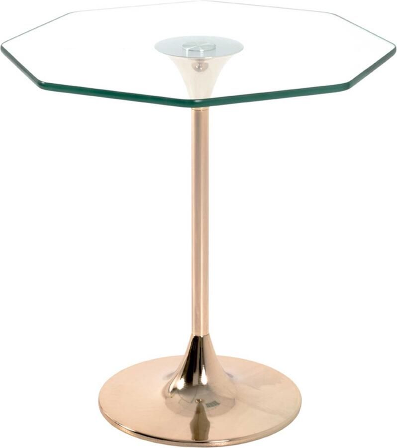 Haku EMOB Bijzettafel Ø45 cm x 47 cm Goud Glas Hoektafels Goud Metaal; Glas Hoektafels Op voorraad - Foto 2