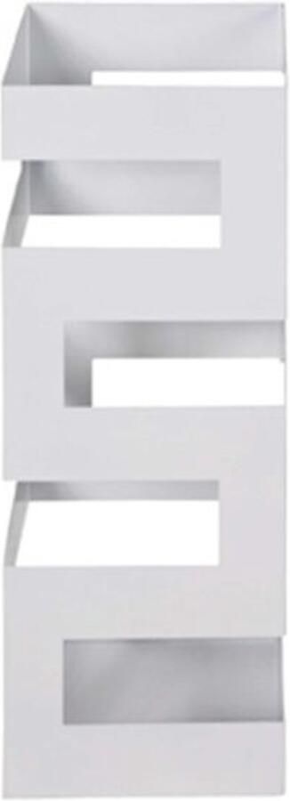 Haku EMOB Paraplubak 16 x 16 x 48 cm Wit Paraplubakken Wit Metaal Paraplubakken Op voorraad