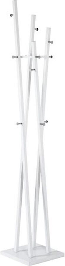 Haku EMOB Staande kapstok 35 x 35 x 192 cm Wit Staande kapstokken Wit Metaal Staande kapstokken Op voorraad - Foto 2