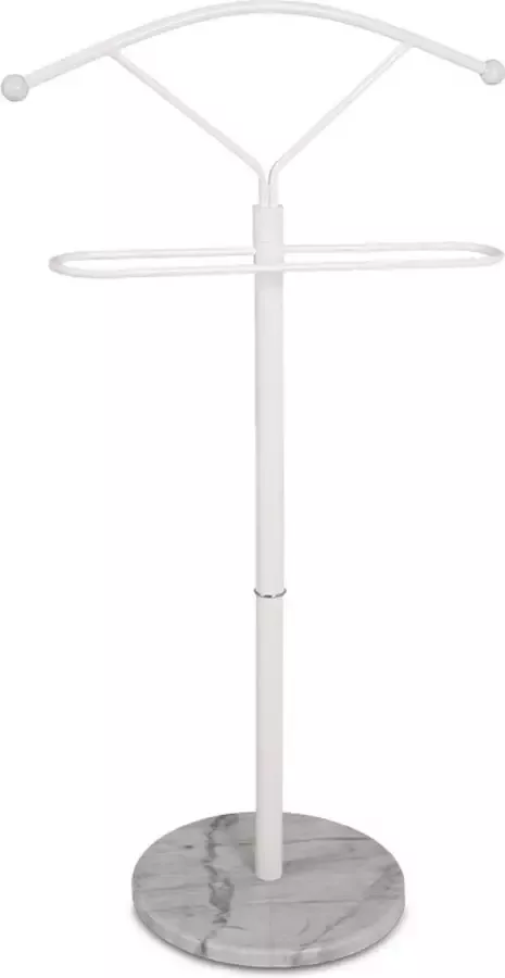 HakuShop Dressboy Wit Metaal Marmeren voet Maximale stabiliteit 50x32x105