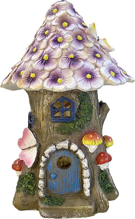 Haley family Solar Tuinverlichting op Zonneenergie – Led Buitenverlichting met Dag Nacht Sensor Solar Tafellamp Buitenlamp Tuinbeeld Verlichting voor Buiten Lantaarn Tuin- Waterdicht -Sfeerverlichting-Leuk boomhut-Halloween decoratie - Foto 2