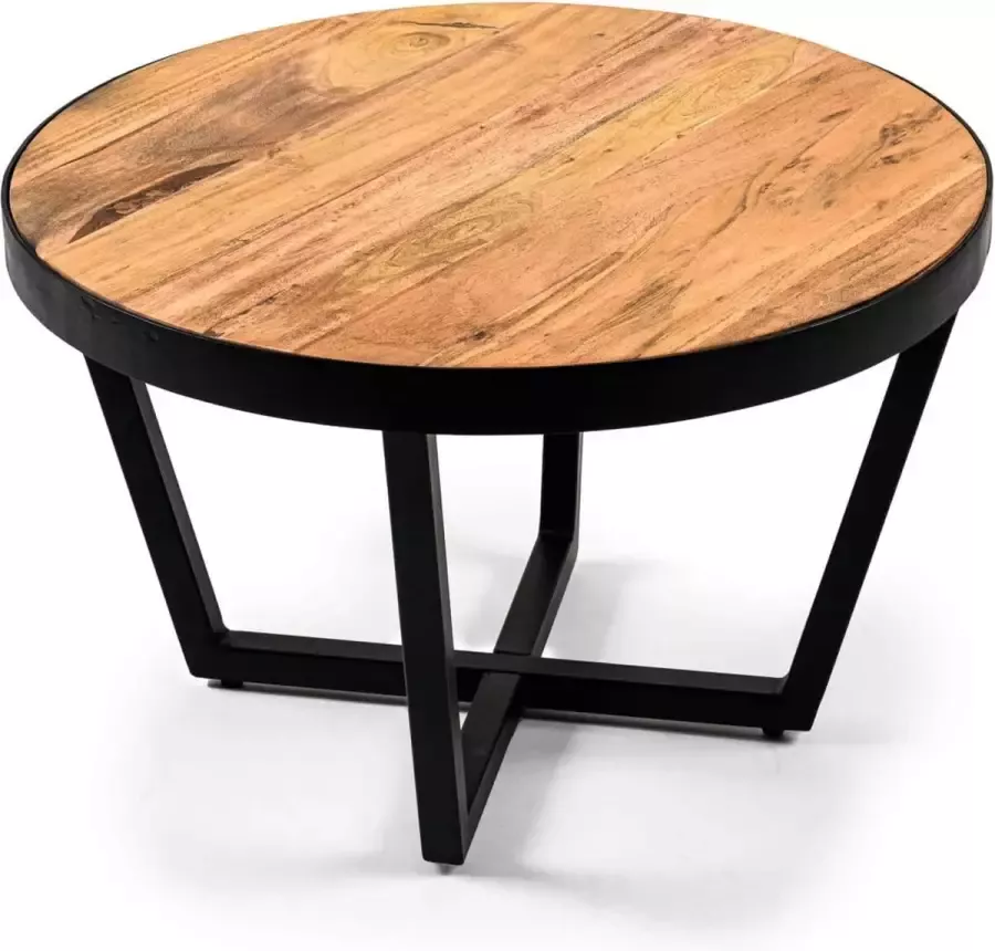 Haluta Acacia Salontafel Calvin Afmetingen Industrieel Bruin