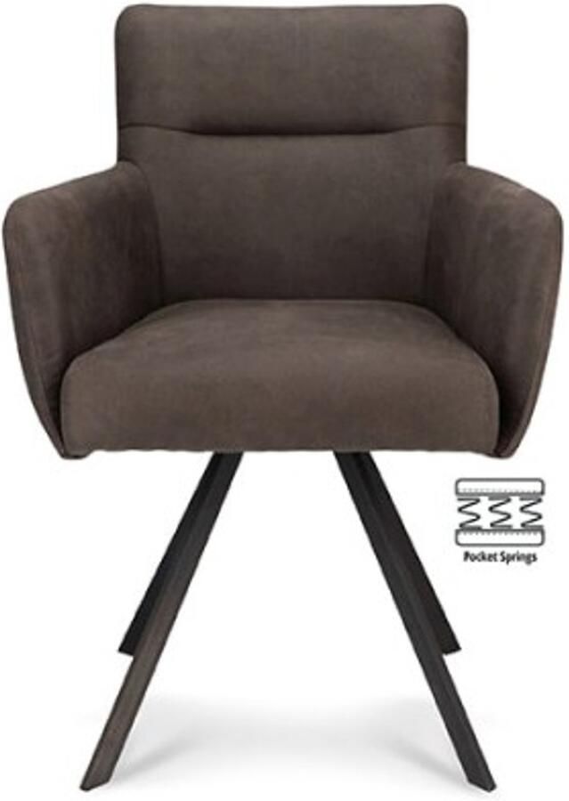 Haluta Eetkamerstoel Kano Grijs