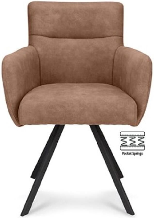 Haluta Eetkamerstoel Kano Mocca