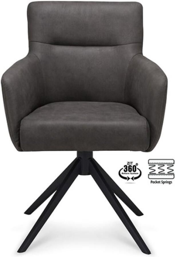 Haluta Eetkamerstoel Mees Grey