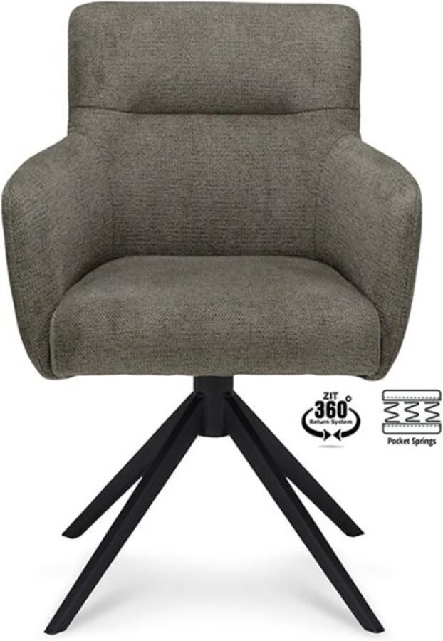 Haluta Eetkamerstoel Mees Hunter