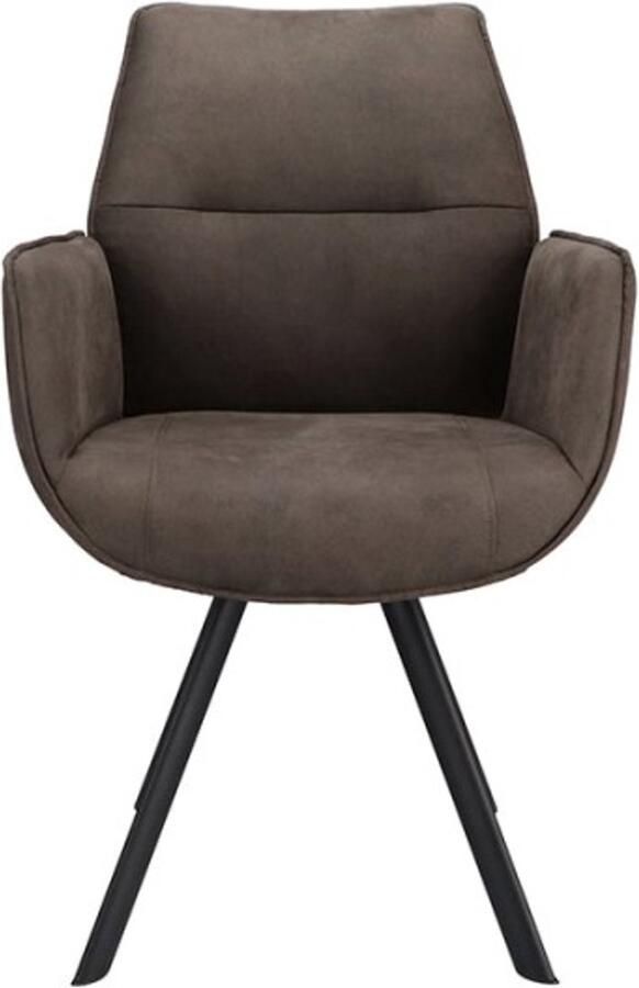 Haluta Eetkamerstoel met arm Jens Grijs