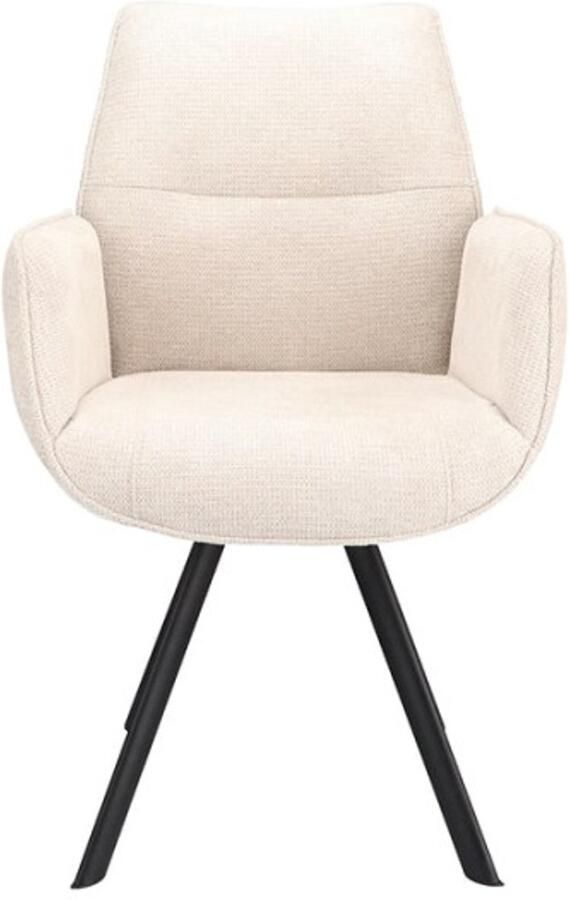 Haluta Eetkamerstoel met arm Jens Naturel