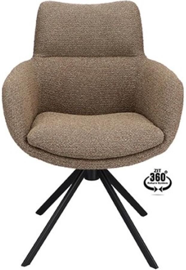 Haluta Eetkamerstoel Sara Rhythm Bruin