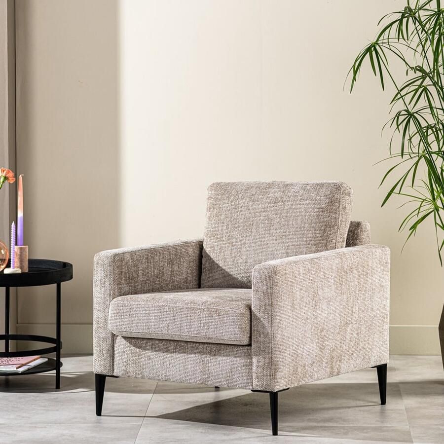 Haluta Fauteuil Evi Champagne