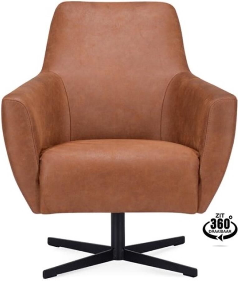 Haluta Fauteuil Marina Draaibaar Camel