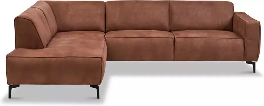 Haluta Hoekbank Alkmaar 270 x 209 x 77 cm Cognac Links
