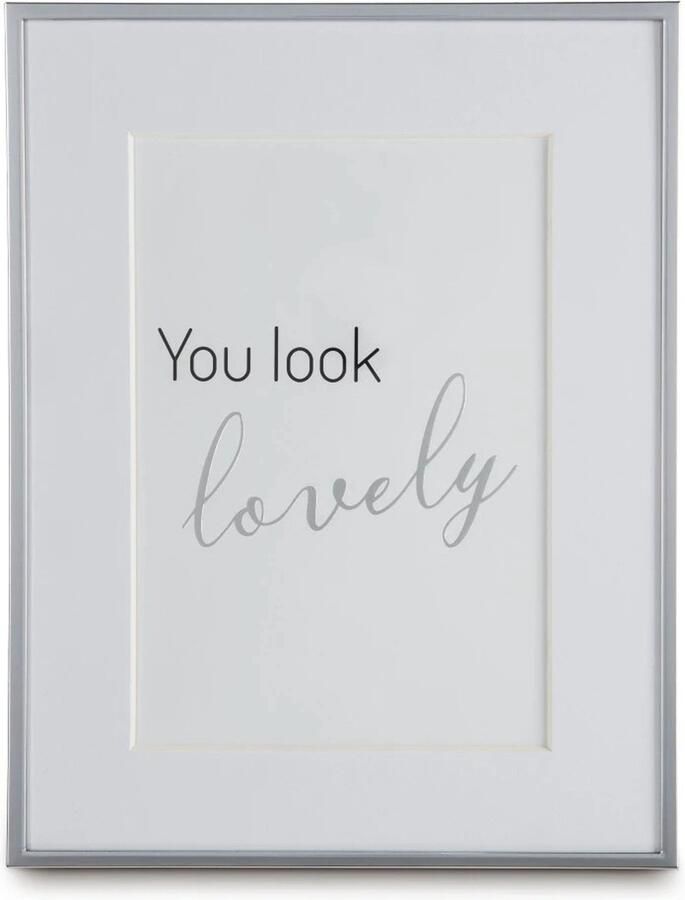 Hama 00193121 Enkele fotolijst Aluminium Zilver Tafel Muur 10 x 15 cm Rechthoekig