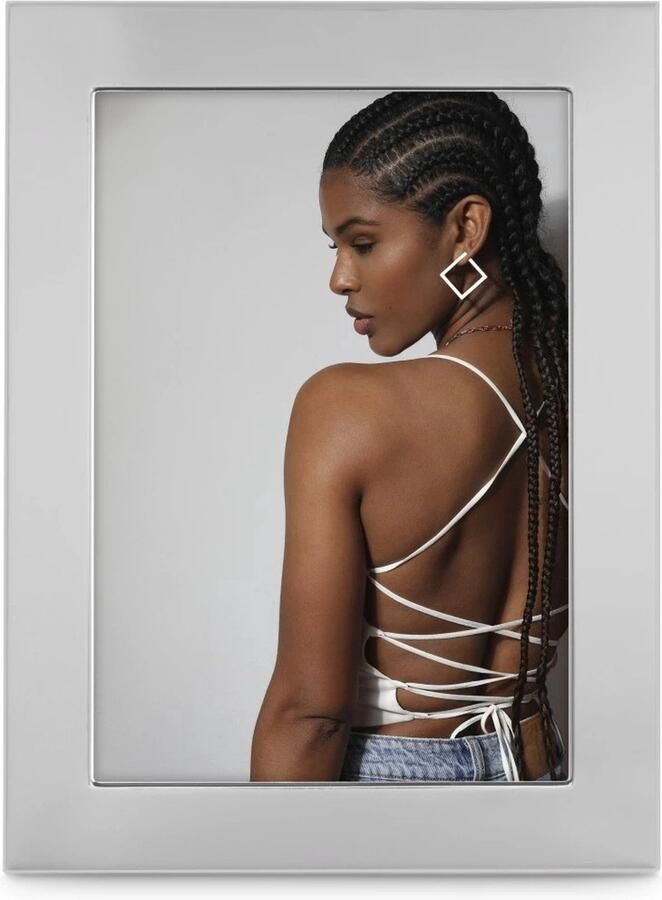 Hama Fotolijstje Fotolijst 15 x 20 cm voor 1 foto om op te hangen en te plaatsen zilverkleur (1 stuk)