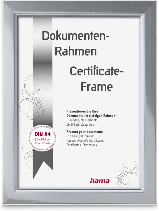 Hama Chill Enkele fotolijst Polystyreen (PS) Zilver Tafel Muur 15 x 20 cm Rechthoekig