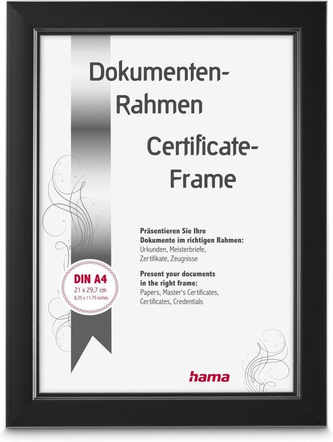 Hama Chill Enkele fotolijst Polystyreen (PS) Zwart Tafel Muur 15 x 20 cm Rechthoekig