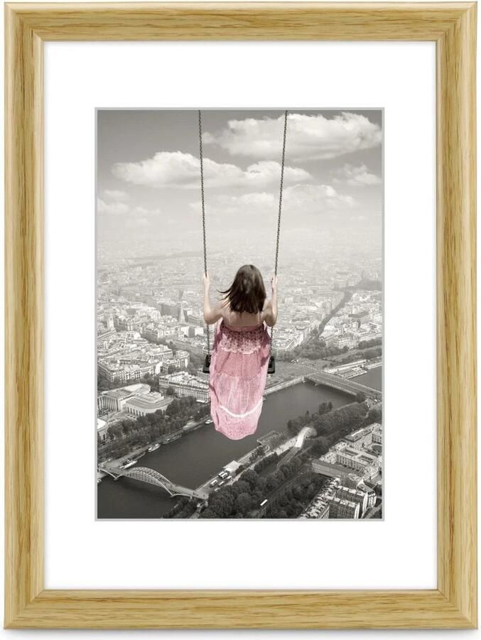 Hama Swing Enkele fotolijst Polystyreen (PS) Natuurlijk Tafel Muur 21 x 29 7 cm Rechthoekig