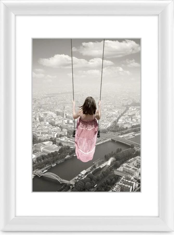 Hama Swing Enkele fotolijst Polystyreen (PS) Wit Tafel Muur 21 x 29 7 cm Rechthoekig