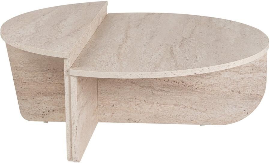 Hanah Home Houten salontafel Orion 90 x 60 x 30 cm Notelaar - Foto 2