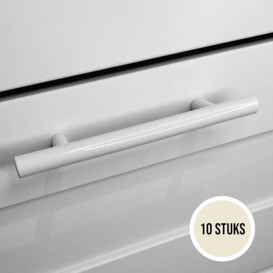 Handgreep Wit T-Greep 10 Stuks 160mm Hoge Kwaliteit RVS Keukengreep Meubelgreep Meubelbeslag Kastgreep