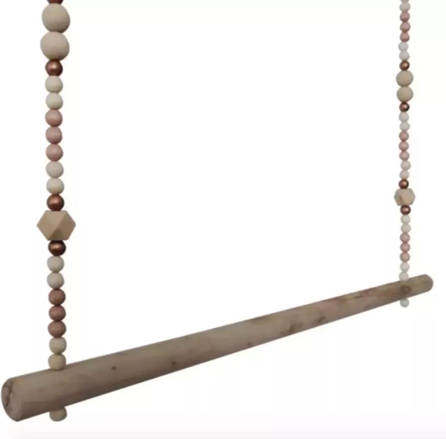 Hangend-kledingrekje met kralen Copper garden