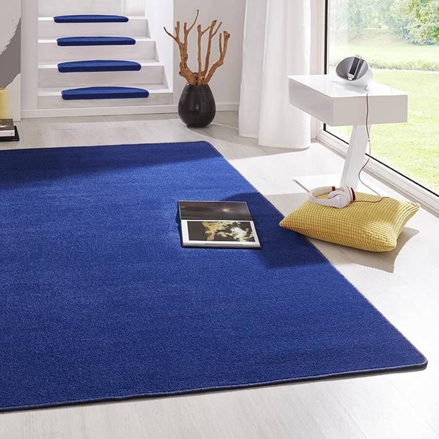 HANSE Home Vloerkleed Fancy Kortpolig loper effen geketteld woonkamer slaapkamer eetkamer